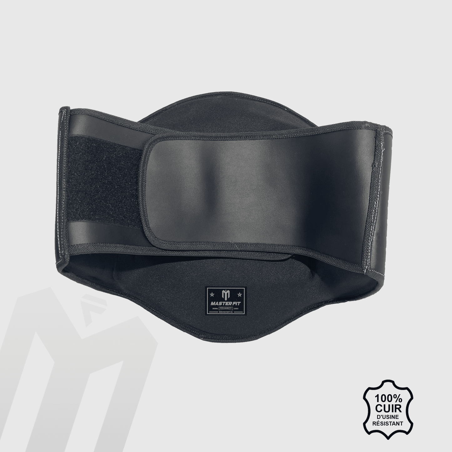 Ceinture de Frappe Protection Noir Cuir Micro Fibre