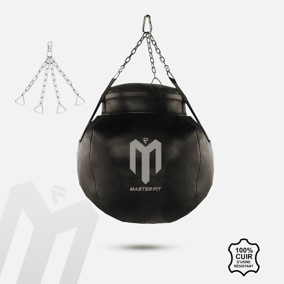Masterfit Shop Sac Ballon boxe uppercut cuir – masterfit